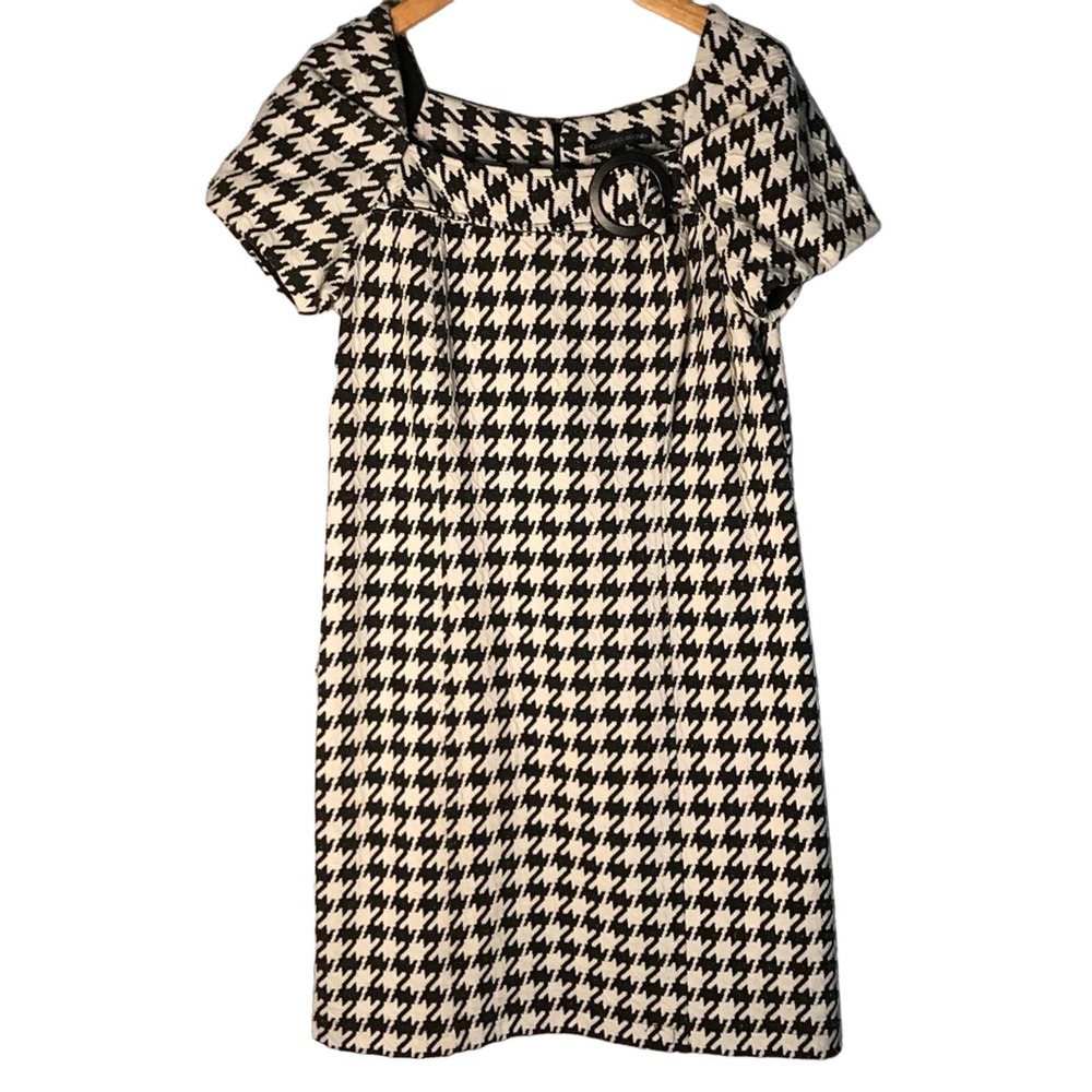 Chris McLaughlin  Black White  Hounds Tooth Dress Size 14